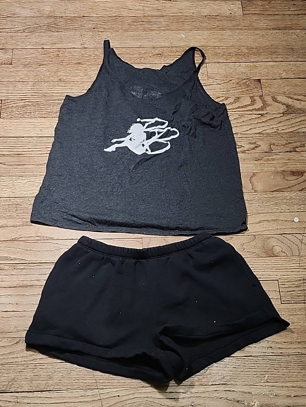 Harley-Davidson Black Tank & Black Shorts Sleep Set